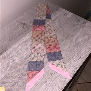 Designer lux twilly bag scarf